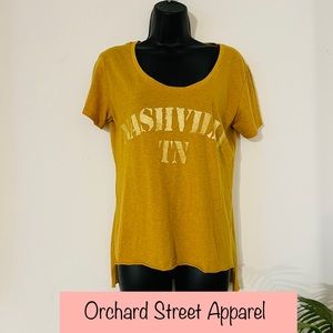 Hand-made Screen printed tee by Orchard Street Apparel size medium